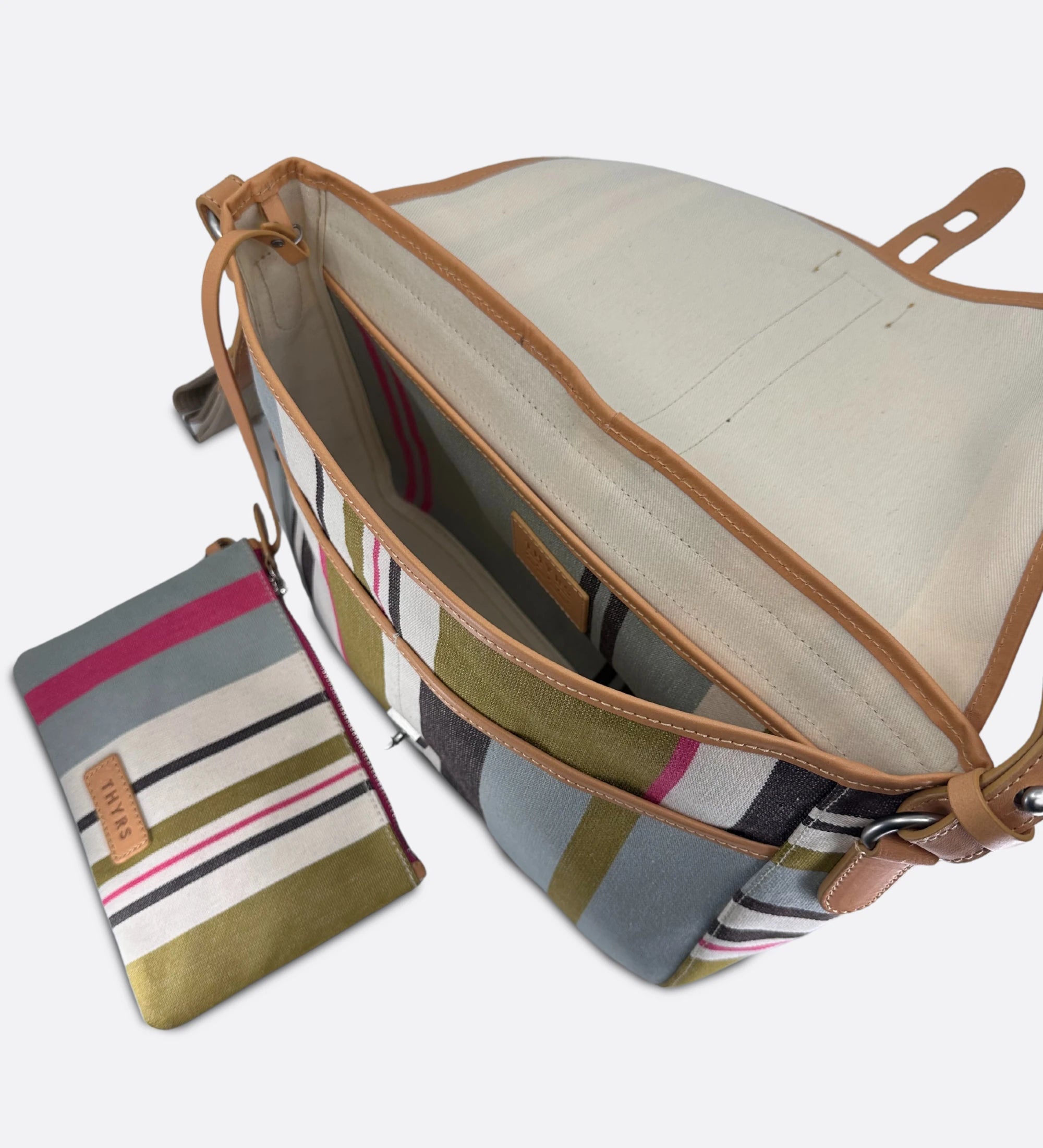 Besace rayée multico M THRS