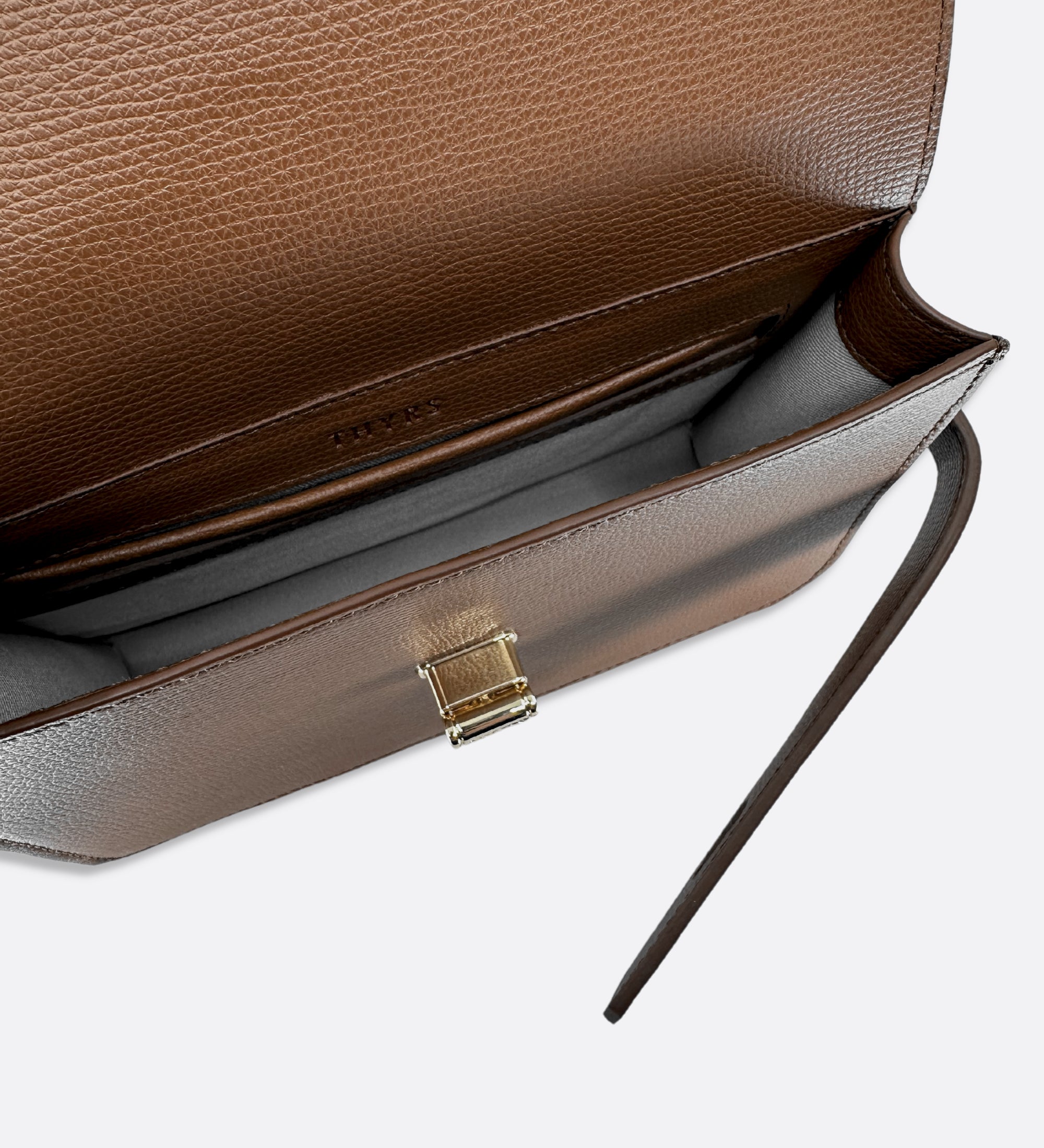 Petit Lalou, cuir grainé caramel, THYRS