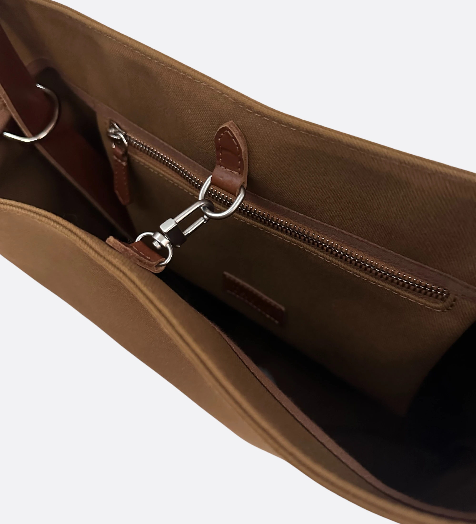 Tote bag Nord Sud caramel THYRS