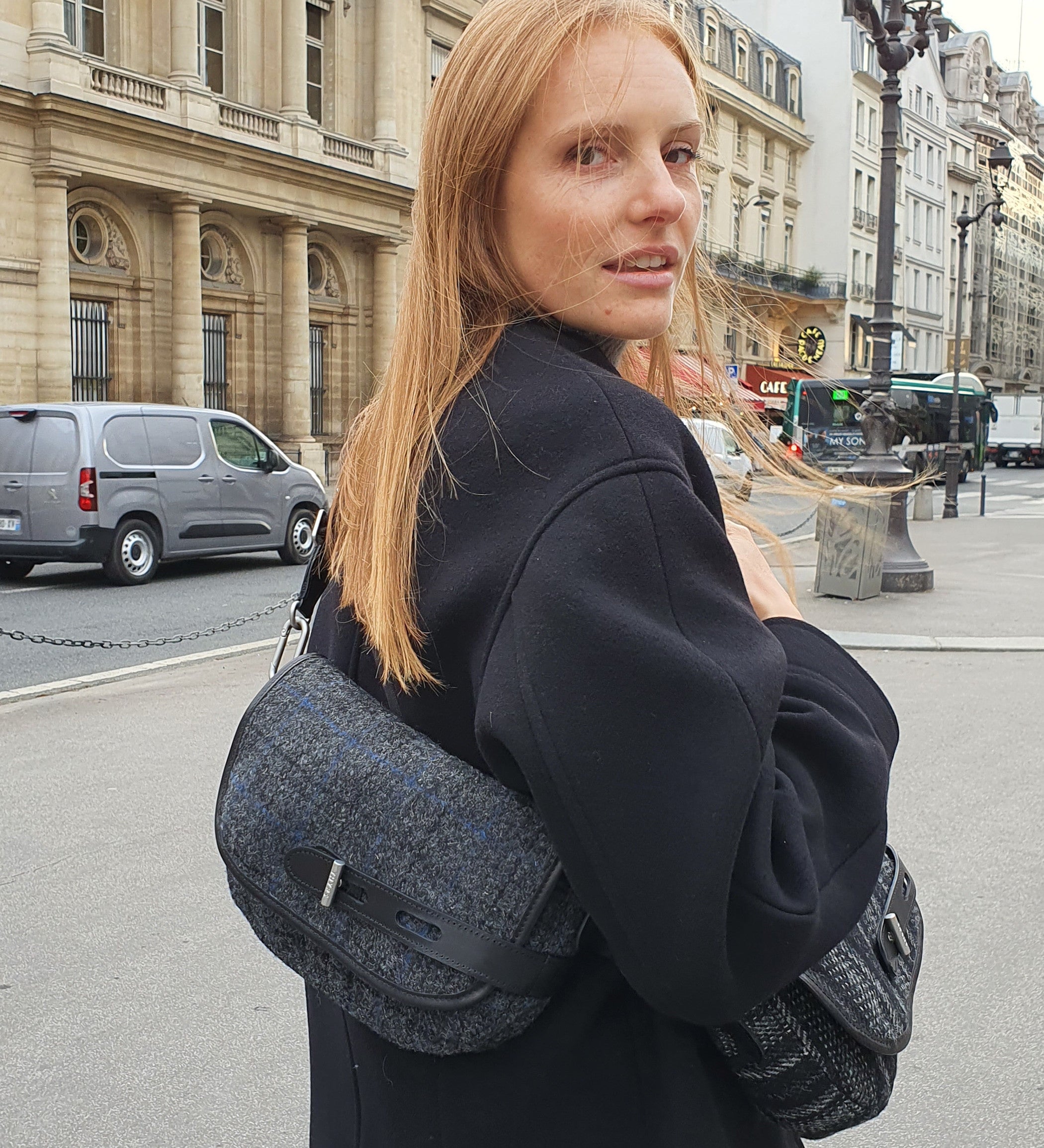 Besace Made in France Harris Tweed THYRS