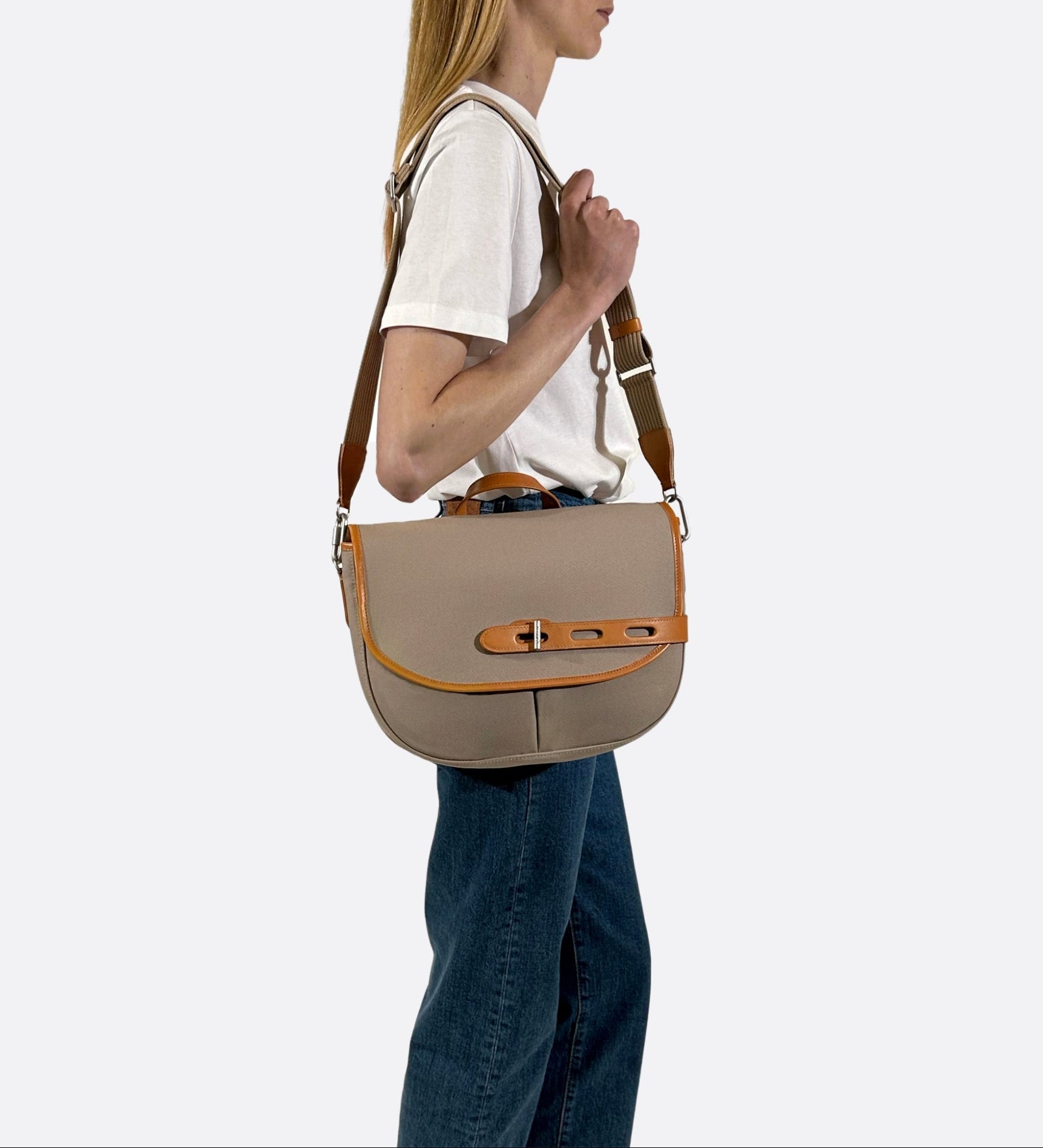 Besace 272KM, taille M, beige