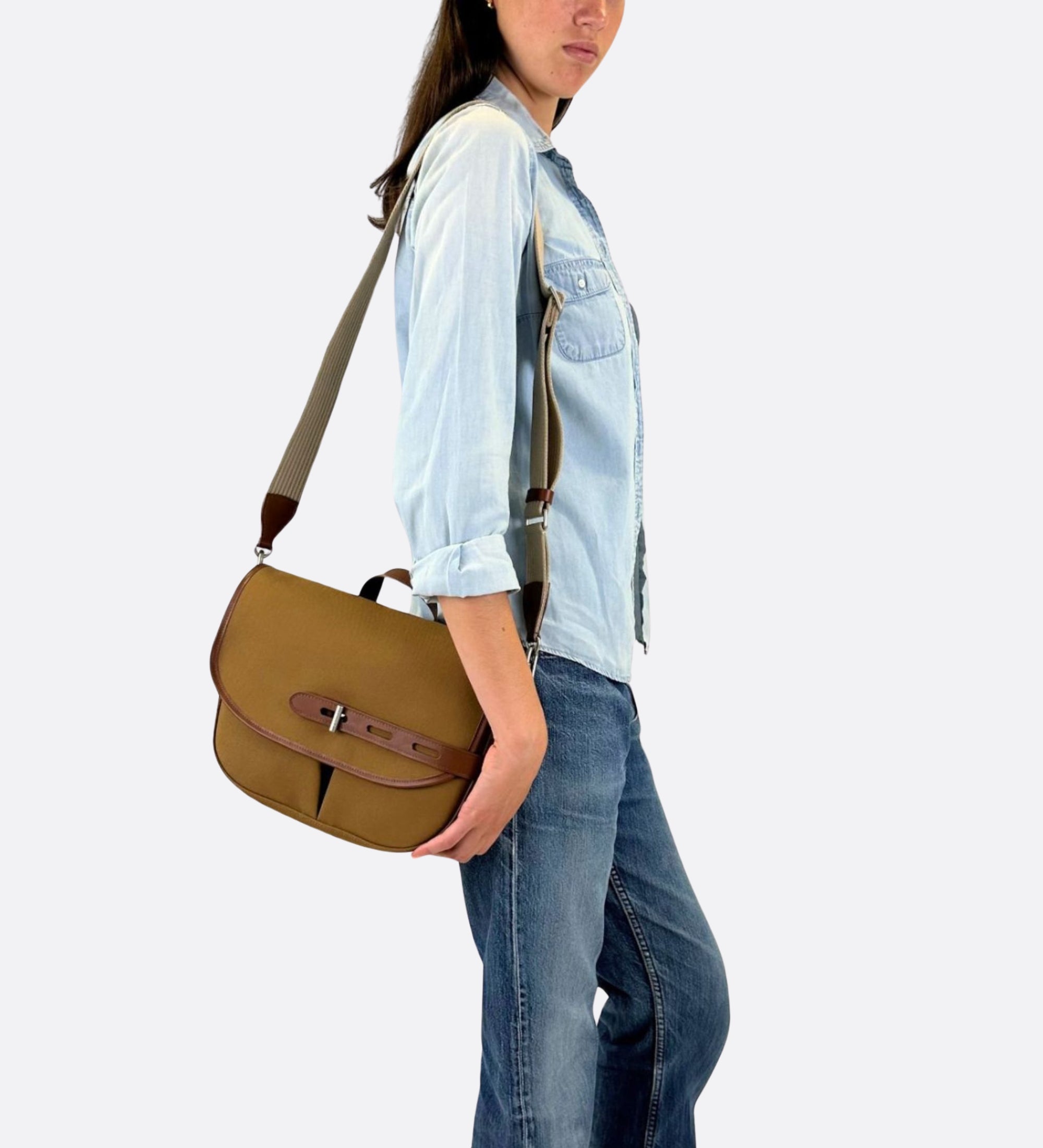 Besace 272KM, taille M, coloris caramel