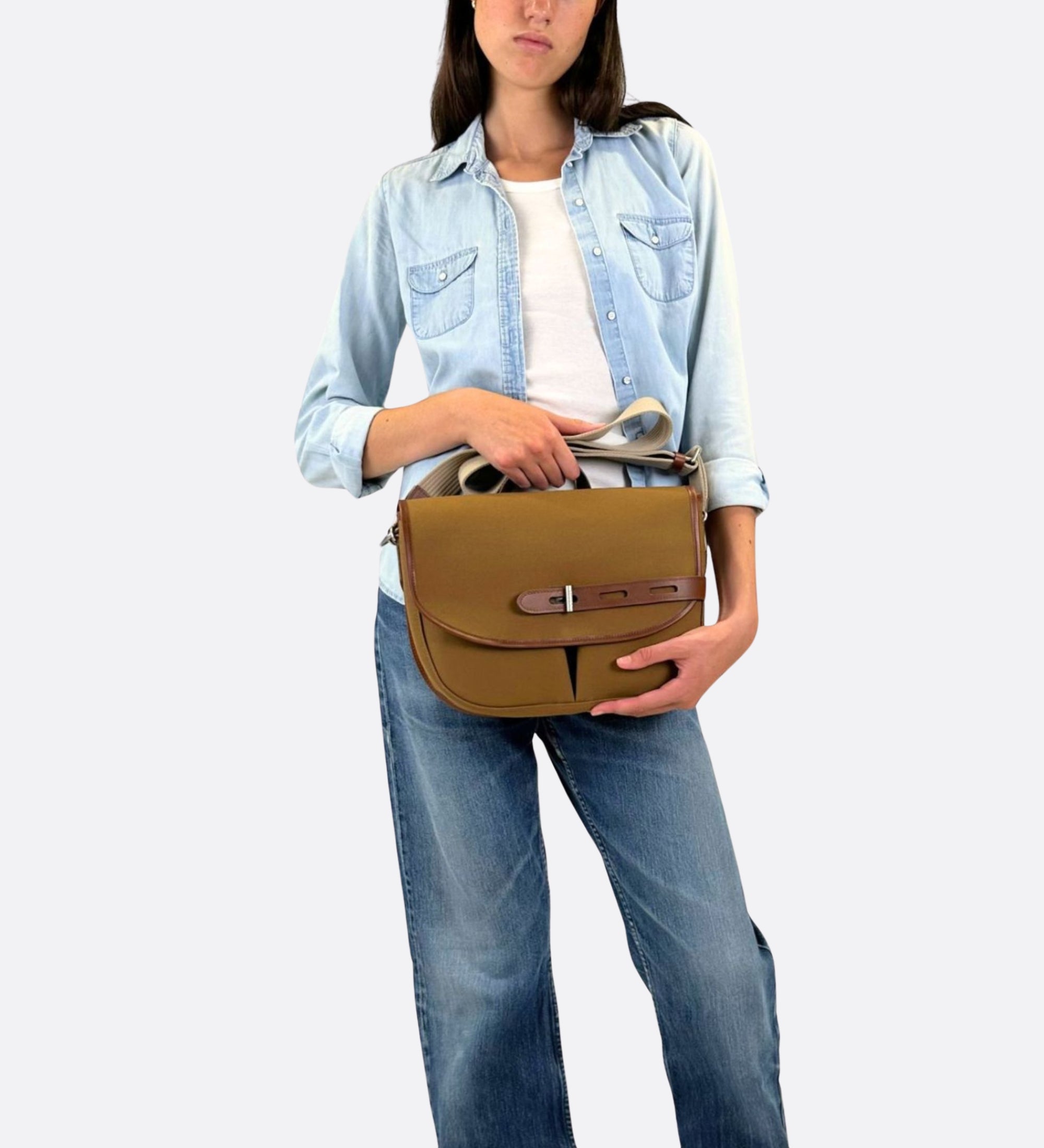 Besace 272KM, taille M, coloris caramel