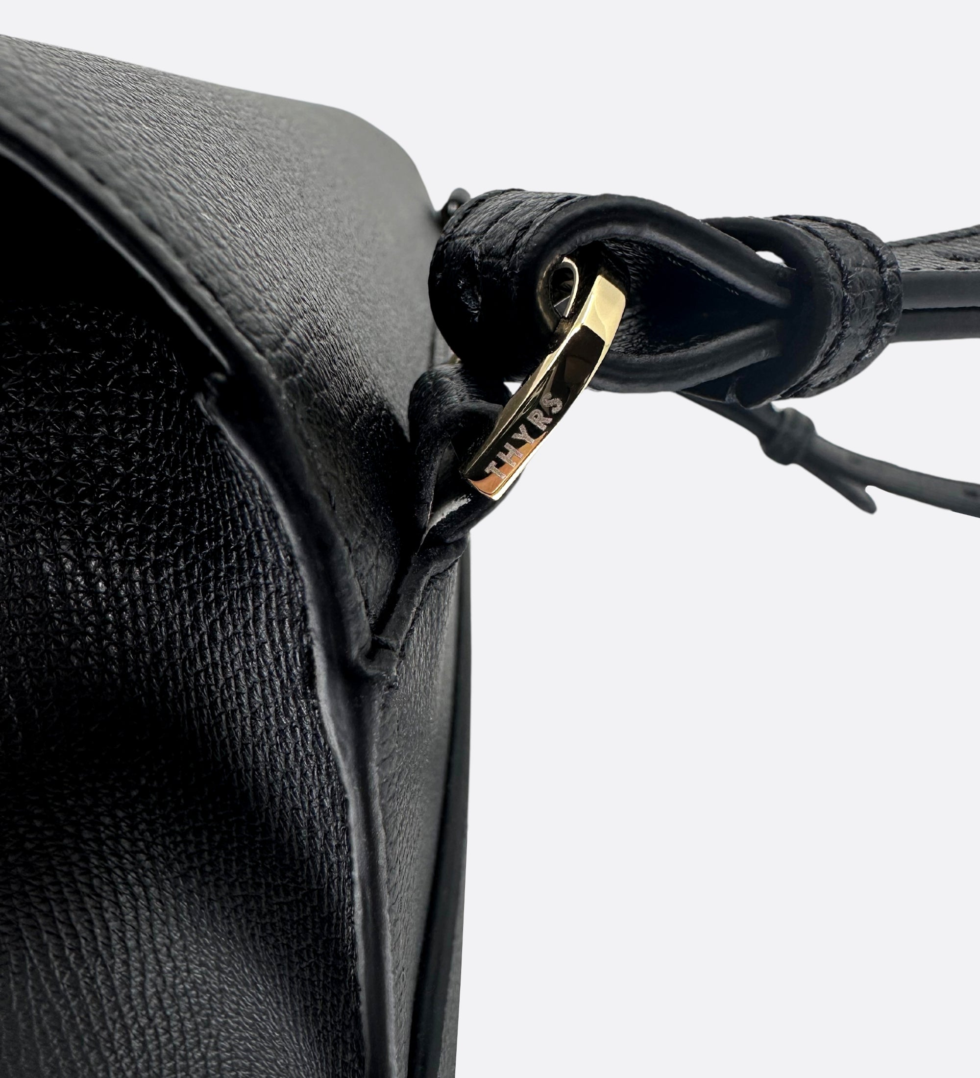 Sac Lalou cuir grainé noir, THYRS