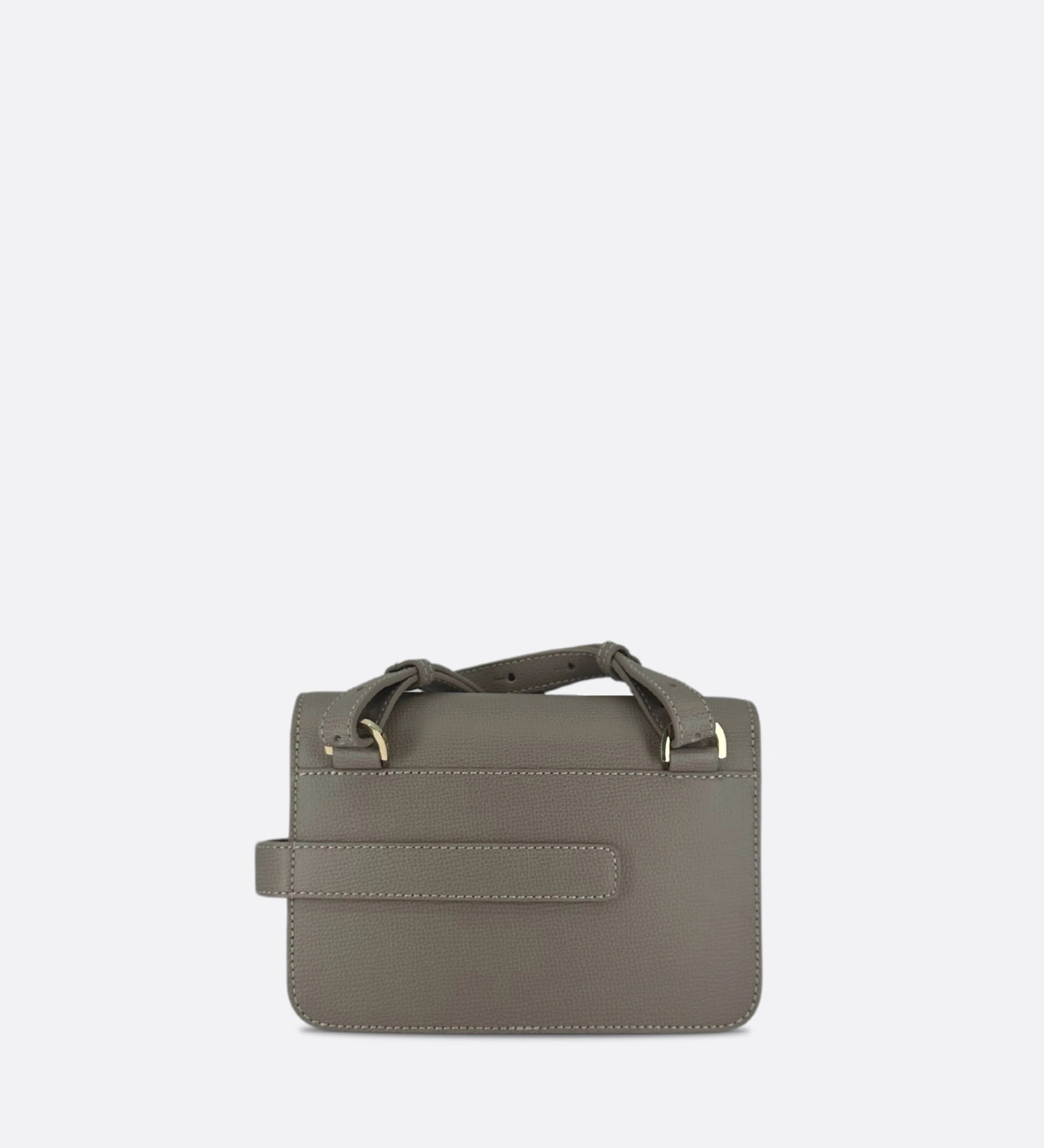 Sac petit LALOU cuir grainé taupe THYRS