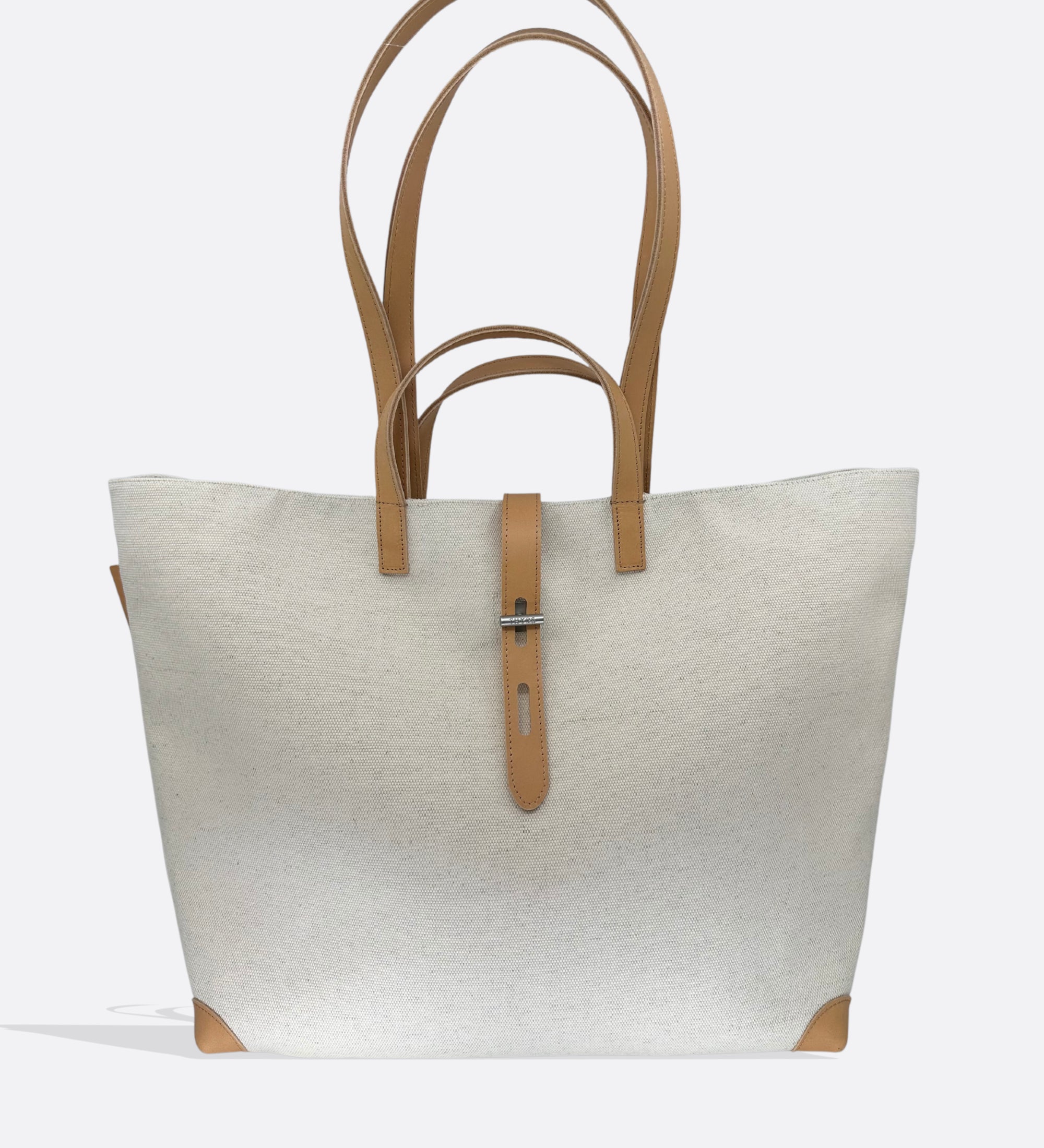 Tote bag en tissu natté chanvre coton bio, THYRS