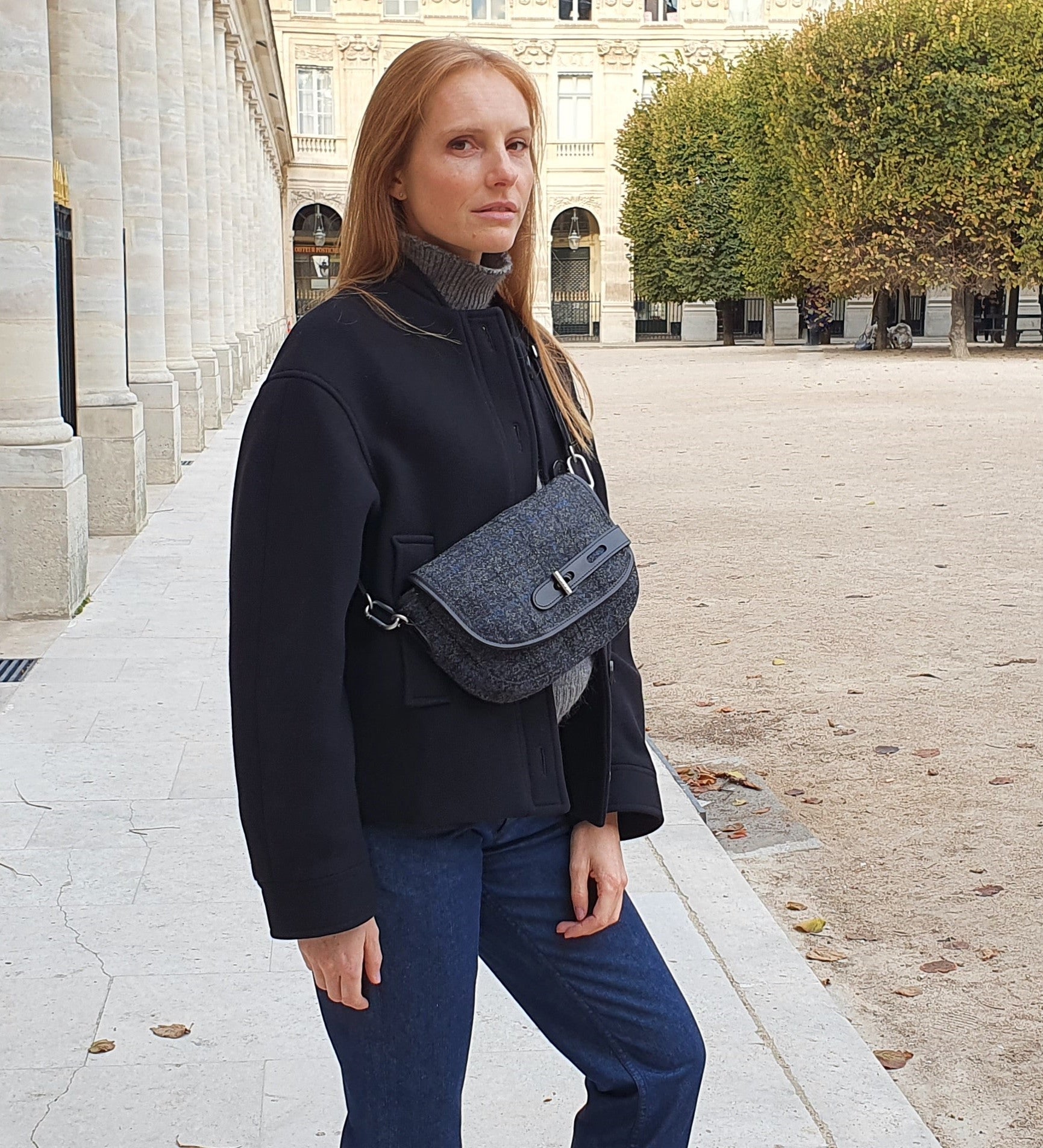 Besace Made in France Harris Tweed THYRS